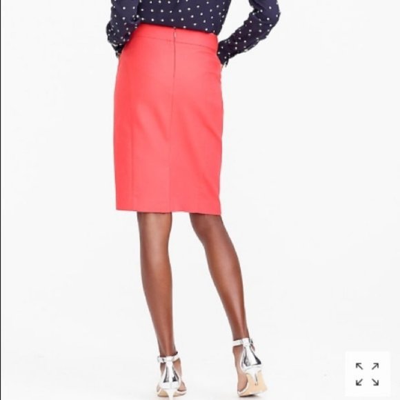 J. Crew Factory Pencil Skirt - Double Serge Cotton - Picture 2 of 8